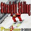 Straight Skiing Mobile Game